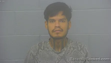 Mugshot of Victor Hugo Delgado-Aguilar booked in Greene County, Missouri on August 22, 2026