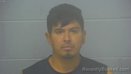 Mugshot of Vicente Merary Miranda-Alvarado booked in Greene County, Missouri on October 4, 2026