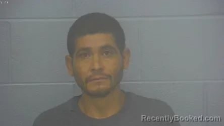 Mugshot of Wilzon Barrera-Zavala booked in Greene County, Missouri on August 7, 2026