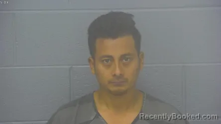 Mugshot of Wilson Noe Cantarero Garcia booked in Greene County, Missouri on October 10, 2026