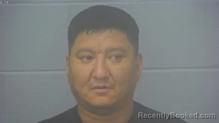Mugshot of Yerzhan Assylbekov booked in Greene County, Missouri on August 20, 2026