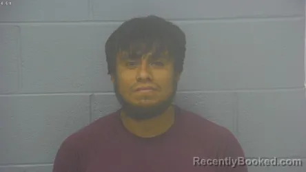 Mugshot of Zacarias Chagala-Chigo booked in Greene County, Missouri on August 8, 2026