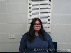 Mugshot of Rebecca Nupp booked in Harrison County, Missouri on June 8, 2026