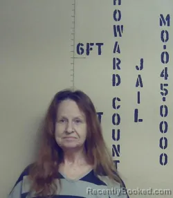 Mugshot of DEBRA SUZANNE SANDERS booked in Howard County, Missouri on August 4, 2026
