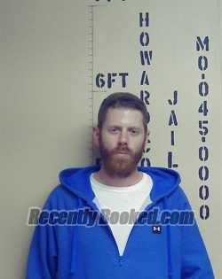 Booking photo from Howard County, Missouri