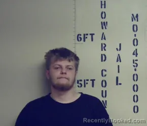 Booking photo from Howard County, Missouri