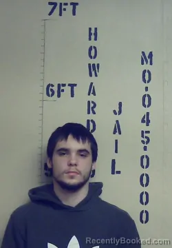 Mugshot of JACOB WADE booked in Howard County, Missouri on April 7, 2026