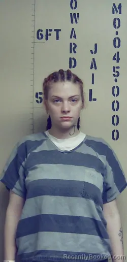 Mugshot of KAYLEE BAKER booked in Howard County, Missouri on July 24, 2026