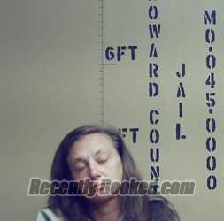 Booking photo from Howard County, Missouri