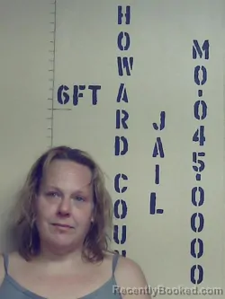 Mugshot of MELANIE ANN FITZGERALD booked in Howard County, Missouri on April 13, 2026