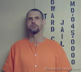 Booking photo from Howard County, Missouri