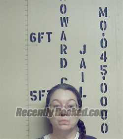 Booking photo from Howard County, Missouri