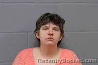 Mugshot of ANGELINA DANIELLE MATHIS booked in Johnson County, Missouri on March 18, 2026