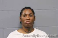 Mugshot of CHANTAY BRITTANY POWELL booked in Johnson County, Missouri on March 25, 2026