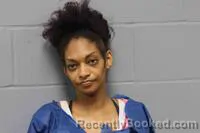 Mugshot of ANGEL LASEAN COZART booked in Johnson County, Missouri on March 26, 2026