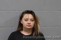 Mugshot of GABRIELLE LEA-ANN STRUNK booked in Johnson County, Missouri on May 13, 2026