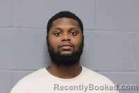 Mugshot of ALONZO DEON WRIGHT booked in Johnson County, Missouri on July 9, 2026
