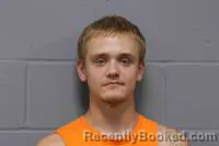 Mugshot of Aidyn Lee Brown booked in Johnson County, Missouri on August 21, 2026