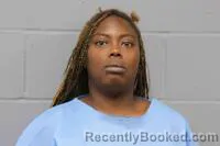 Mugshot of Tycaria Jamai Foster booked in Johnson County, Missouri on August 21, 2026