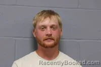 Mugshot of Gabriel Trenton Alexander Richey booked in Johnson County, Missouri on August 22, 2026