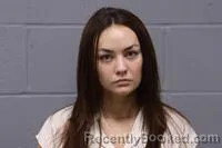 Mugshot of Kora Jean Williams booked in Johnson County, Missouri on September 11, 2026