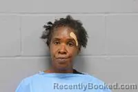 Mugshot of Montoya Marsha Thompson booked in Johnson County, Missouri on October 7, 2026