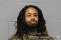 Mugshot of Jamil Kavi Hanson booked in Johnson County, Missouri on October 8, 2026