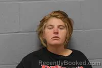 Mugshot of Angelina Danielle Mathis booked in Johnson County, Missouri on October 12, 2026