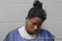 Mugshot of Shahelen Michelle Hudson booked in Johnson County, Missouri on October 15, 2026
