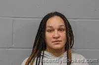 Mugshot of Stephanie Marie Griddine booked in Johnson County, Missouri on October 15, 2026