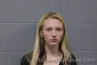 Mugshot of Shania Marie Wilson-Fahrenbocker booked in Johnson County, Missouri on October 20, 2026