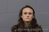 Mugshot of Rebekah Lynn Evans booked in Johnson County, Missouri on October 21, 2026