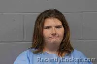 Mugshot of Orchalinna Shyann Saatmann booked in Johnson County, Missouri on October 24, 2026