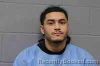 Mugshot of Emale Sebastian Pizano booked in Johnson County, Missouri on October 26, 2026