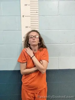 Mugshot of Amanda Marie Lenk booked in Lincoln County, Missouri on October 7, 2026