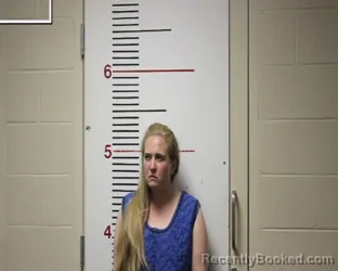 Mugshot of BRITTANY ELISSA THOMURE booked in Anderson County, Texas on March 10, 2026