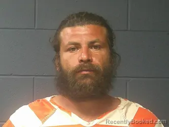 Mugshot of Christopher James Hill booked in McDonald County, Missouri on August 30, 2026
