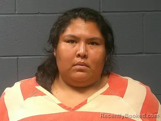 Mugshot of Edna Itzel Mata booked in McDonald County, Missouri on July 14, 2026