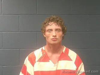 Mugshot of Hunter James Anderson booked in McDonald County, Missouri on August 13, 2026