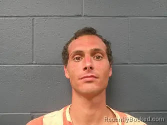 Mugshot of Jacob Lee Bergeron booked in McDonald County, Missouri on August 28, 2026