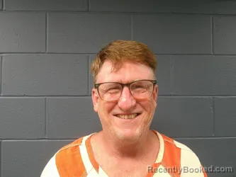 Mugshot of Justin Glen Hatfield booked in McDonald County, Missouri on May 20, 2026