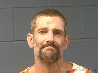 Mugshot of Justin Lee Kirby booked in McDonald County, Missouri on August 21, 2026