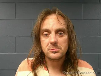 Mugshot of Justin Levi Newswander booked in McDonald County, Missouri on May 20, 2026