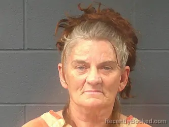 Mugshot of Karen Ladona Delano booked in McDonald County, Missouri on October 5, 2026