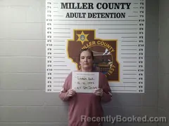 Mugshot of Holli Lindsey booked in Miller County, Missouri on July 29, 2026