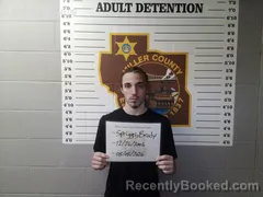Mugshot of Brody Douglas Spriggs booked in Miller County, Missouri on August 9, 2026