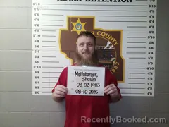 Mugshot of Shawn Michael Meltabarger booked in Miller County, Missouri on August 10, 2026