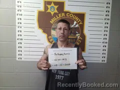 Mugshot of Kevin Michael Kerlagon booked in Miller County, Missouri on August 14, 2026
