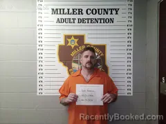 Mugshot of Andrew Jay Teel booked in Miller County, Missouri on August 25, 2026