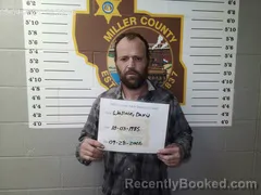 Mugshot of David Eugene Wallace booked in Miller County, Missouri on September 28, 2026